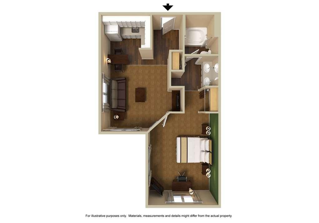 Extended Stay America Suites - Memphis - Wolfchase Galleria Ruang foto